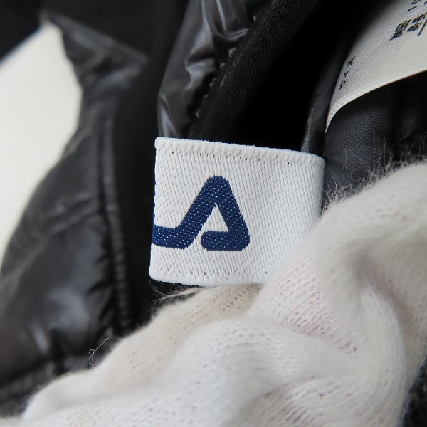 実際に弊社で買取させて頂いたFILA/フィラ 切替ダウンジャケット 裏起毛ダウンパンツ セットアップ/LLの画像 3枚目