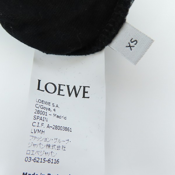 実際に弊社で買取させて頂いたLOEWE/ロエベ アナグラム  ロングTシャツ 胸ポケット/XSの画像 3枚目