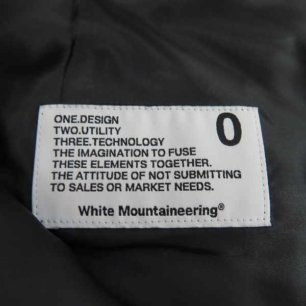 実際に弊社で買取させて頂いたWhite Mountaineering/ホワイトマウンテニアリング タックパンツ/0の画像 3枚目