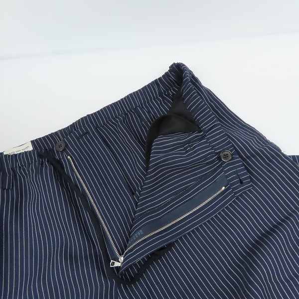 実際に弊社で買取させて頂いたDRIES VAN NOTEN/ドリスヴァンノッテン ストライプ スラックスパンツ/48の画像 3枚目