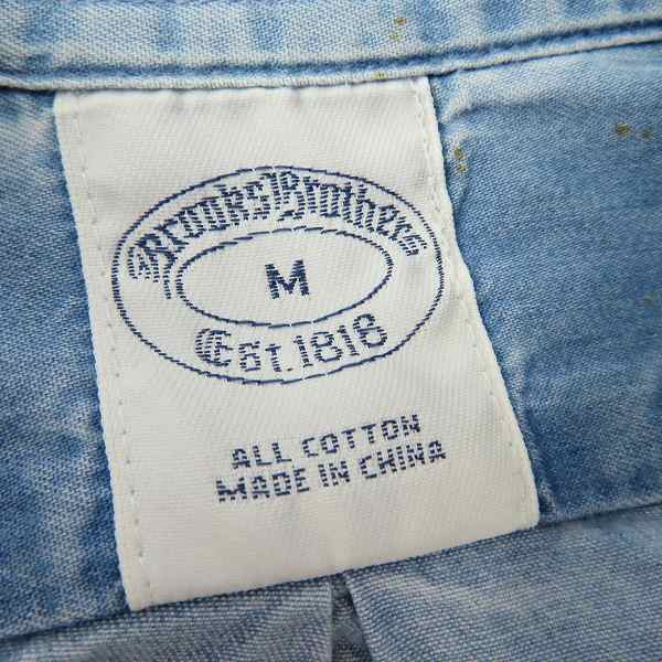 実際に弊社で買取させて頂いたBROOKS BROTHERS/ブルックスブラザーズ 長袖シャツ ブルー系 M/3点セットの画像 2枚目