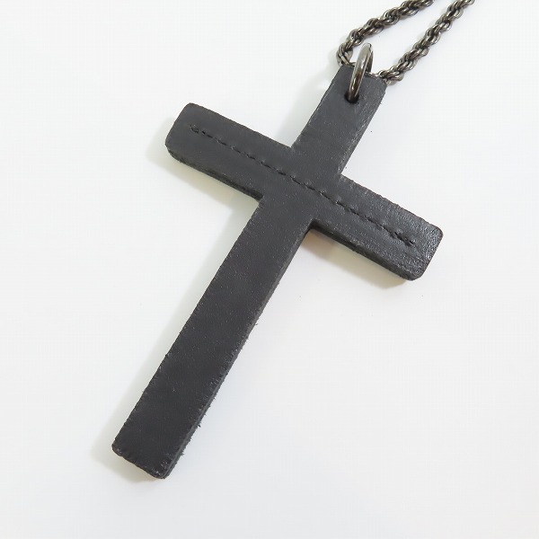 実際に弊社で買取させて頂いたMOON AGE DEVILMENT/ムーンエイジデビルメント レザークロスネックレスの画像 1枚目