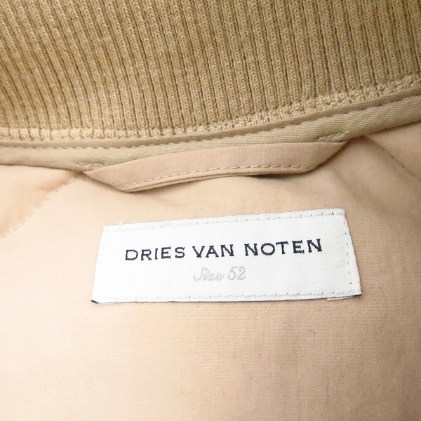 実際に弊社で買取させて頂いたDRIES VAN NOTEN/ドリスヴァンノッテン キルティングダウンジャケット/52の画像 2枚目
