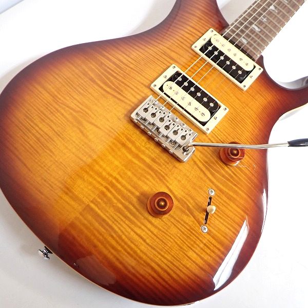 実際に弊社で買取させて頂いた★PRS/Paul Reed Smith/ポールリードスミス SE Custom 24 タップスイッチ搭載 バードインレイ ソフトケース付 の画像 4枚目