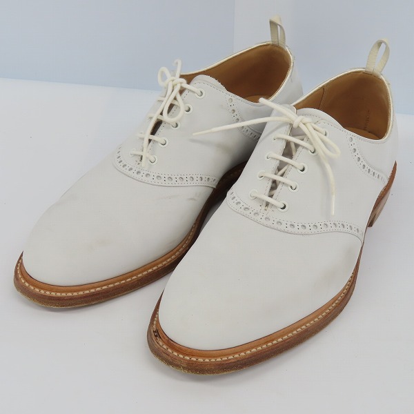 実際に弊社で買取させて頂いたBLACK FLEECE BY BROOKS BROTHERS/ブラックフリース サドルシューズ ホワイト 34445/8D