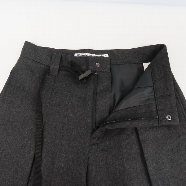 実際に弊社で買取させて頂いたWhite Mountaineering/ホワイトマウンテニアリング タックパンツ/0の画像 2枚目