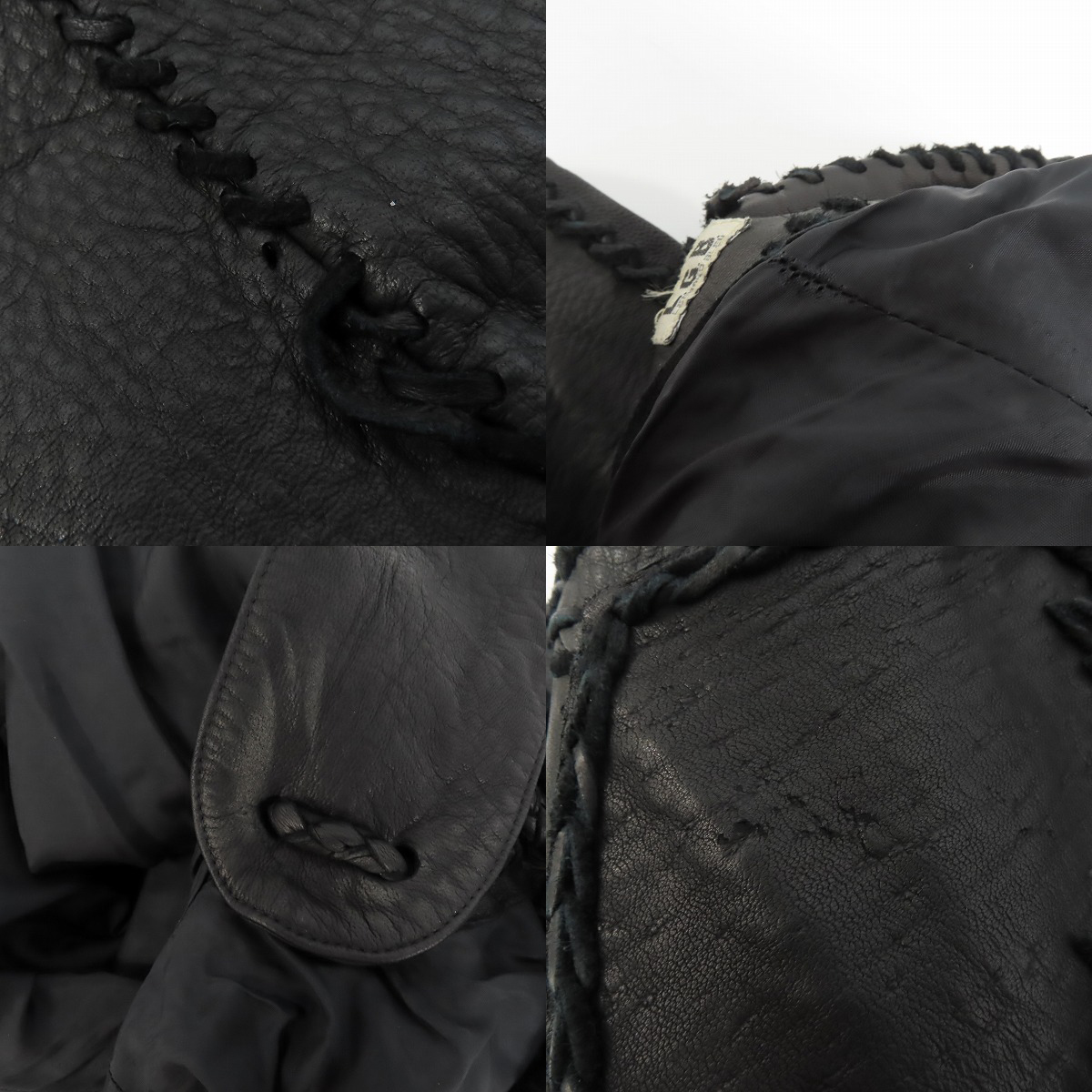 実際に弊社で買取させて頂いたLGB/ルグランブルー CARLOS/PTM レザーパンツ 28の画像 7枚目