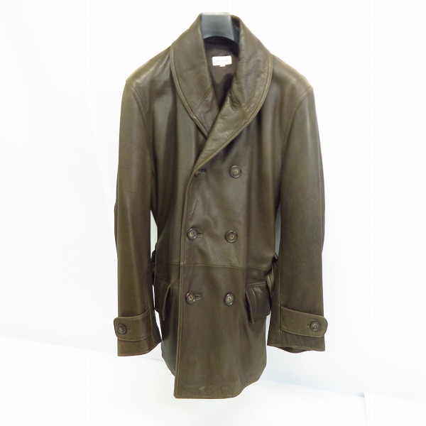 実際に弊社で買取させて頂いたPaul Smith LONDON/ポールスミスロンドン 羊革 レザー トレンチコート/L