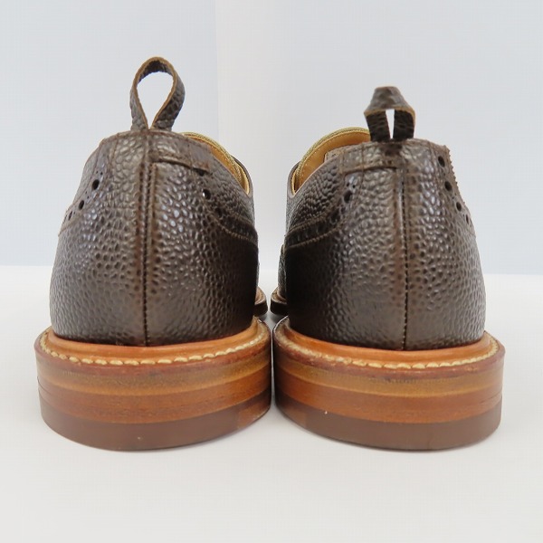 実際に弊社で買取させて頂いたBLACK FLEECE BY BROOKS BROTHERS/ブラックフリース シボレザー シングルストラップ S5038026/8Dの画像 1枚目