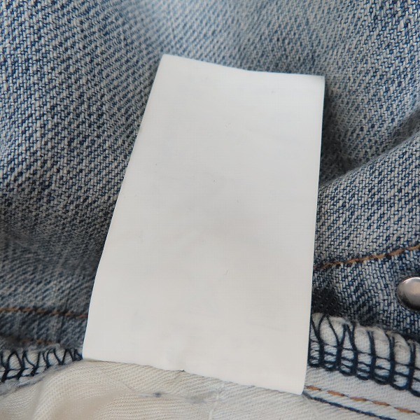 実際に弊社で買取させて頂いたIF SIX WAS NINE/イフシックスワズナイン ピアスデニム ハーフパンツ MUD MAX BEAR/1/2 351DK/28の画像 3枚目