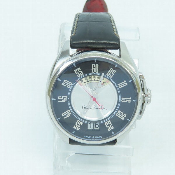 実際に弊社で買取させて頂いたPaul Smith/ポールスミス ビッグデイト クオーツ腕時計 YA50-S061059 