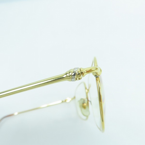 実際に弊社で買取させて頂いたCartier/カルティエ メガネ/アイウェア 度入り ゴールドの画像 8枚目