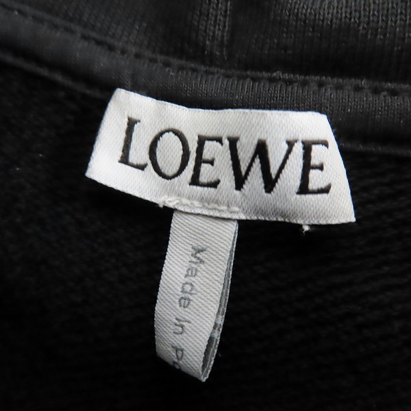 実際に弊社で買取させて頂いた【JPタグ】LOEWE/ロエベ 21AW アナグラムレザーパッチ プルオーバーパーカー H526Y25J12/Sの画像 2枚目