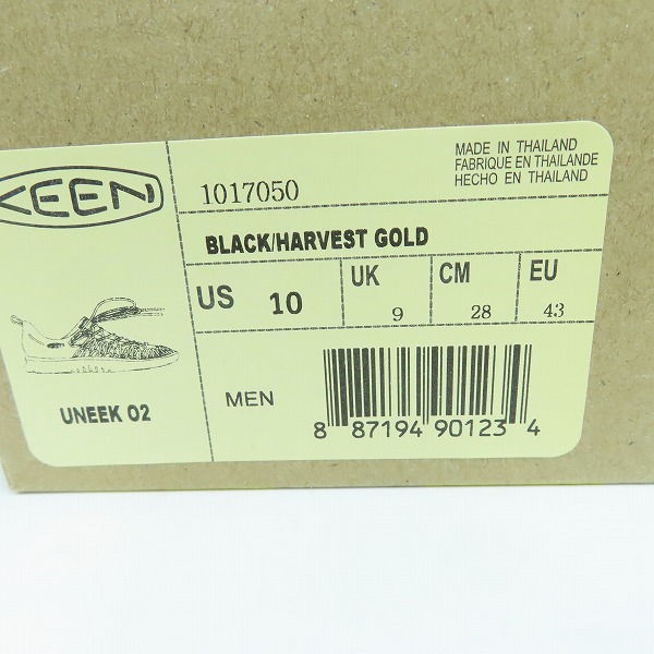 実際に弊社で買取させて頂いたKEEN/キーン UNEEK O2/ユニーク オーツー サンダル 1017050/28.0の画像 9枚目