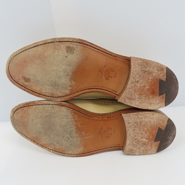 実際に弊社で買取させて頂いたBLACK FLEECE BY BROOKS BROTHERS/ブラックフリース ウイングチップ ドレスシューズ 43936026/8Dの画像 3枚目