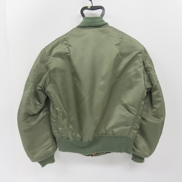 実際に弊社で買取させて頂いたALPHA INDUSTRIES/アルファインダストリーズ Made in USA MA-1 リバーシブル フライトジャケット 0645-00-573-8335/Sの画像 1枚目