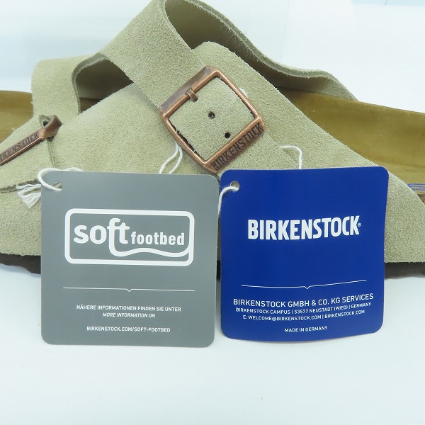 実際に弊社で買取させて頂いた【未使用】BIRKENSTOCK/ビルケンシュトック ZURICH BS/チューリッヒ スエード サンダル 1009532/28の画像 5枚目