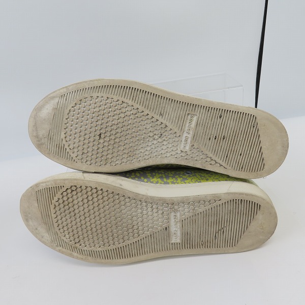 実際に弊社で買取させて頂いたMARC JACOBS/マークジェイコブス YELLOW PRINT COMBO High/イエロー プリント コンボ ハイ スニーカー Size：6の画像 2枚目