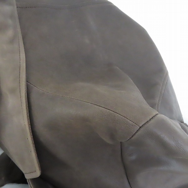 実際に弊社で買取させて頂いたPaul Smith LONDON/ポールスミスロンドン 牛革レザーチェスターコート/Lの画像 6枚目