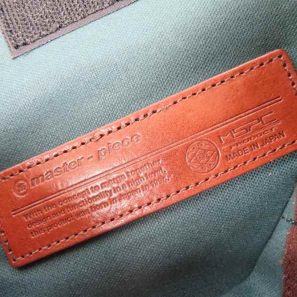 実際に弊社で買取させて頂いたmaster-piece/マスターピース カウレザー ショルダーバッグの画像 4枚目