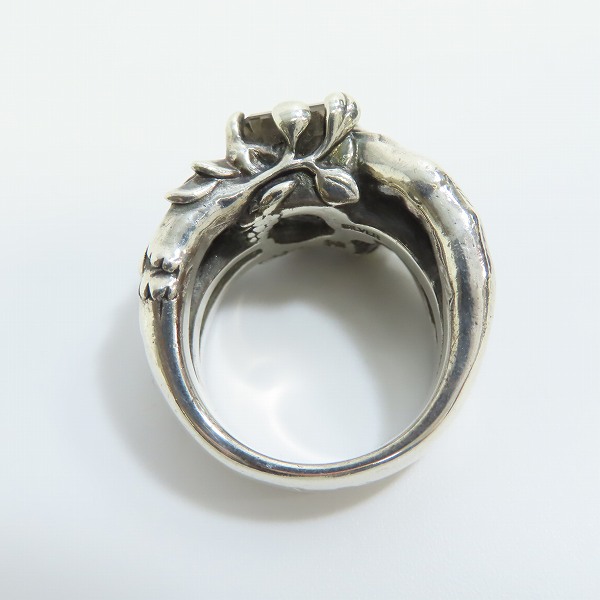 実際に弊社で買取させて頂いた【ギャラ付】Bloody Mary/ブラッディマリー Grow Ring/グロウ リング アッシュカラークォーツ/21号の画像 4枚目