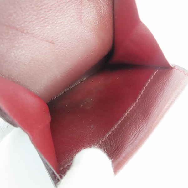 実際に弊社で買取させて頂いたCartier/カルティエ レザー コインケース/小銭入れ  ブラックの画像 4枚目