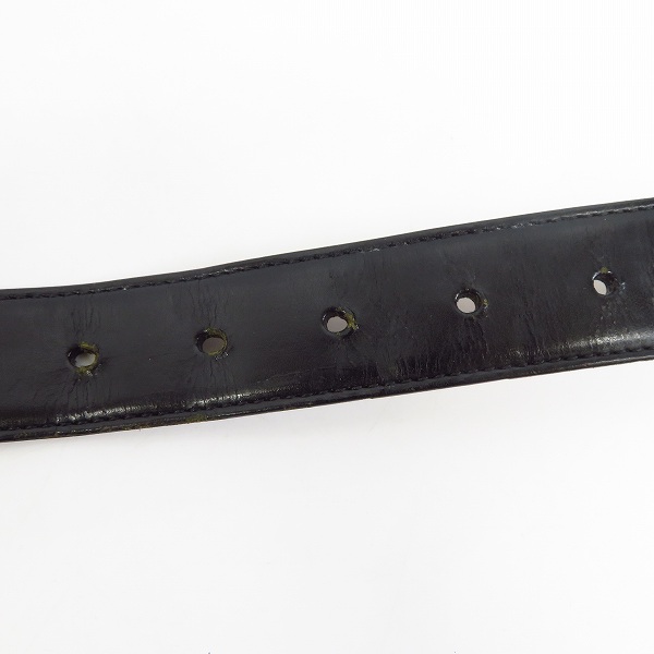 実際に弊社で買取させて頂いたBVLGARI/ブルガリ ロゴレザーベルト ブラックの画像 4枚目