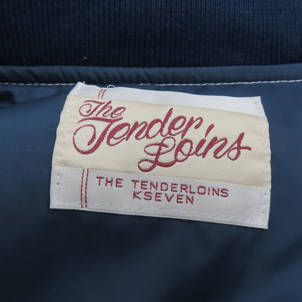 実際に弊社で買取させて頂いたTENDERLOIN/テンダーロイン 16AW デニム MA-1ダウンジャケット/Sの画像 3枚目