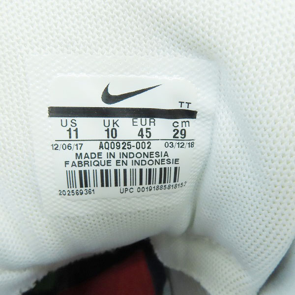 実際に弊社で買取させて頂いたNIKE×atmos/ナイキ×アトモス AIR MAX 95 PRNT WE LOVE NIKE/エアマックス95  プリント ウィー ラブ ナイキ AQ0925-002/29の画像 5枚目