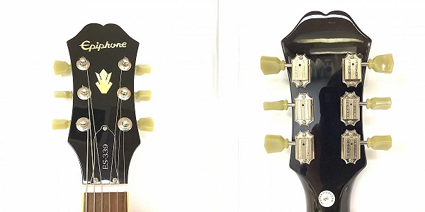 実際に弊社で買取させて頂いた★Epiphone/エピフォン Dot  ES-339 Vintage Sunburst セミアコ エレキギターの画像 1枚目