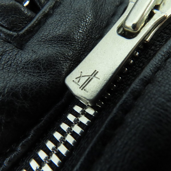 実際に弊社で買取させて頂いたCUSTOM CULTURE/カスタムカルチャー レザーライダースジャケット スタッズ/44の画像 6枚目