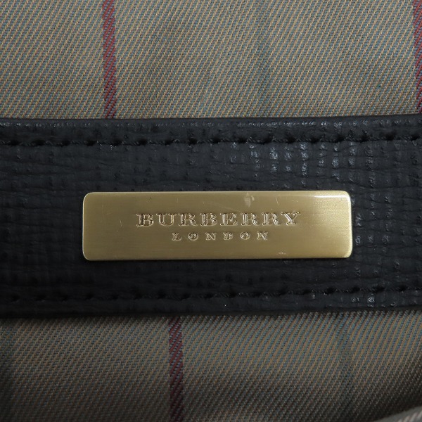 実際に弊社で買取させて頂いたBURBERRY/バーバリー クラッチバッグ/セカンドバッグ ブラックの画像 4枚目
