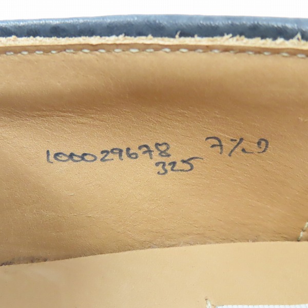 実際に弊社で買取させて頂いたBLACK FLEECE BY BROOKS BROTHERS/ブラックフリース Pebble Leather Tassel Loafers タッセルローファー 100029678/7.5Dの画像 5枚目