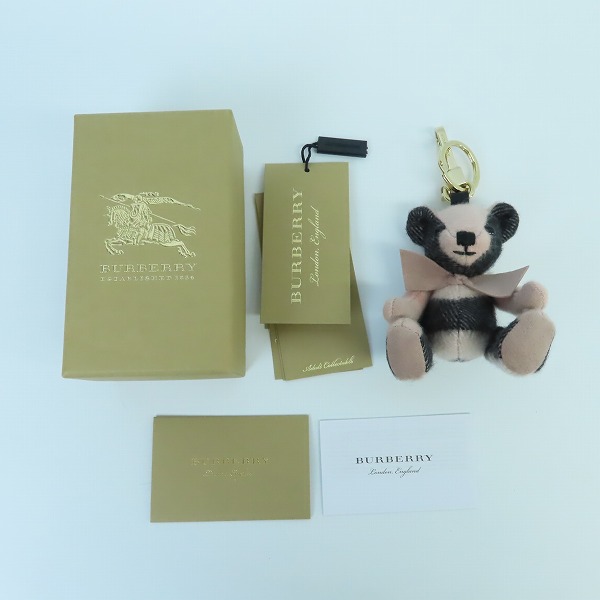 実際に弊社で買取させて頂いたBURBERRY/バーバリー トーマスベア チャーム ウィズ ボウタイの画像 6枚目