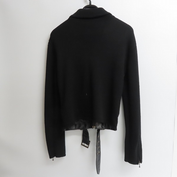 実際に弊社で買取させて頂いたHYSTERICS/ヒステリックス ジップアップ レザー ジャケット 2LB-6060/Fの画像 1枚目