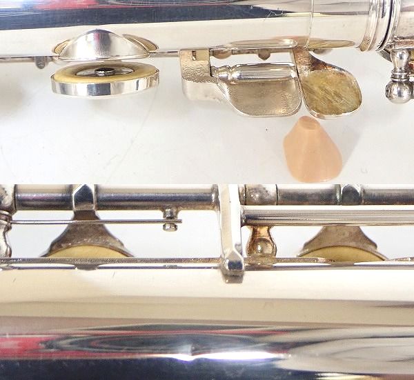 実際に弊社で買取させて頂いた【難有り】YAMAHA/ヤマハ YFL-31 フルート 頭部菅銀製 Eメカ付き ハードケース・ケースカバー付の画像 7枚目