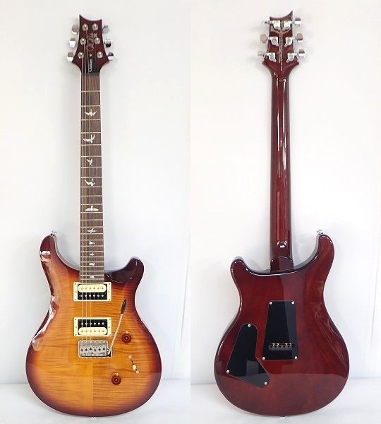 実際に弊社で買取させて頂いた★PRS/Paul Reed Smith/ポールリードスミス SE Custom 24 タップスイッチ搭載 バードインレイ ソフトケース付 の画像 1枚目
