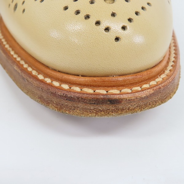 実際に弊社で買取させて頂いたBLACK FLEECE BY BROOKS BROTHERS/ブラックフリース ウイングチップ ドレスシューズ 43936026/8Dの画像 7枚目