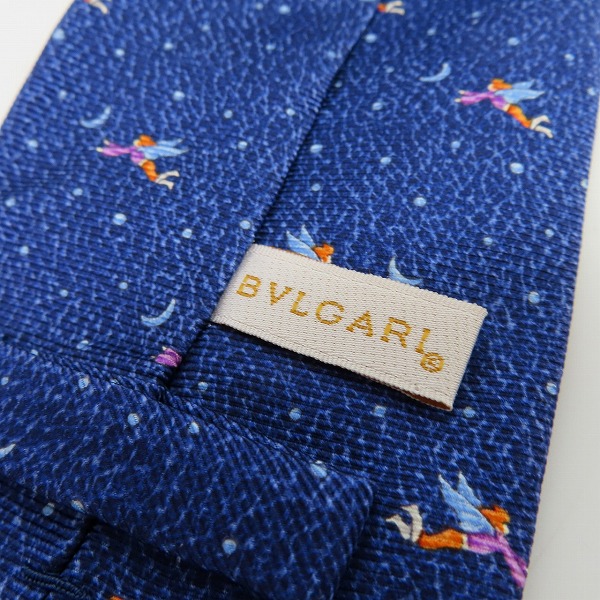 実際に弊社で買取させて頂いたBVLGARI/ブルガリ シルク ネクタイの画像 2枚目