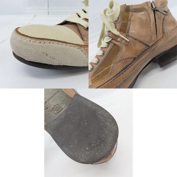 実際に弊社で買取させて頂いたalfredoBANNISTER IN/アルフレッドバニスター サイドジップ レザーシューズ 5061208019/39の画像 6枚目