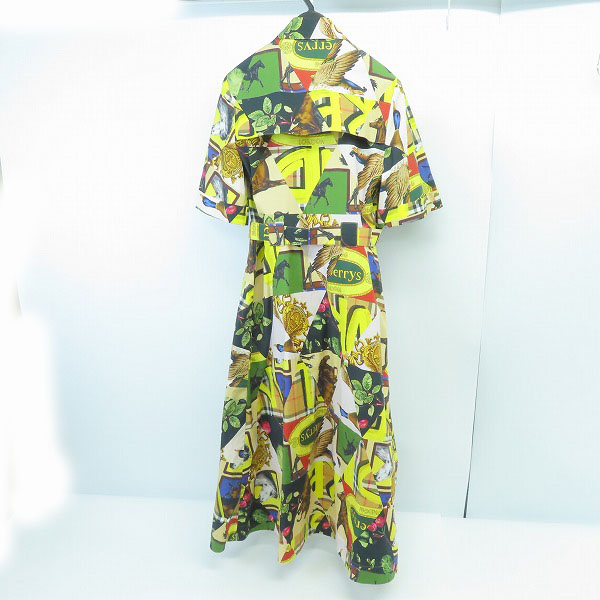 実際に弊社で買取させて頂いたBURBERRY London England/バーバリーロンドン スカーフプリントシャツドレス/8001440/UK2の画像 1枚目