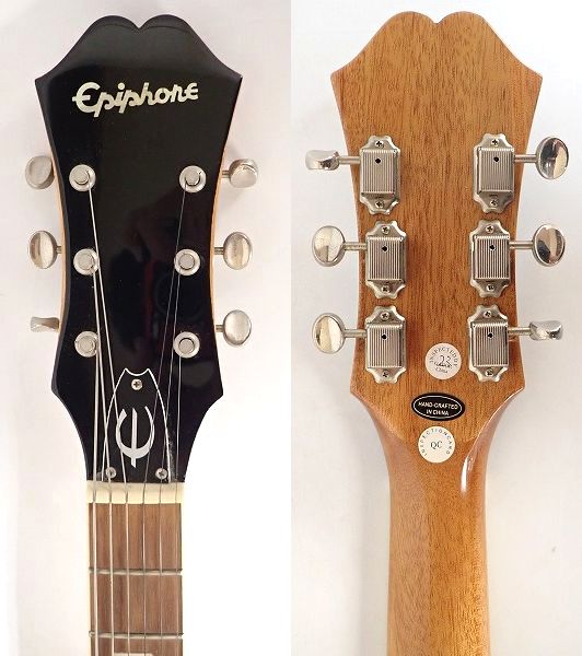 実際に弊社で買取させて頂いた★Epiphone/エピフォン CASINO NA カジノ フルアコ エレキギター ギグケース付 の画像 2枚目
