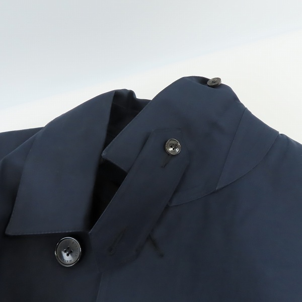 実際に弊社で買取させて頂いたMACKINTOSH/マッキントッシュ DUNKELD/ダンケルド ゴム引き ステンカラーコート GR-1001D/36の画像 6枚目