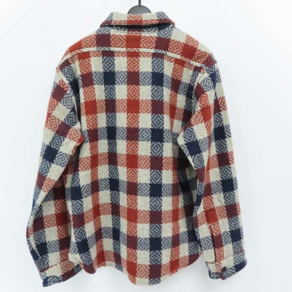 実際に弊社で買取させて頂いたTENDERLOIN/テンダーロイン ウール チェック柄 ジャケット/シャツ Sの画像 1枚目