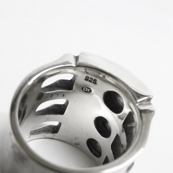 実際に弊社で買取させて頂いたDr.MONROE/ドクターモンロー シルバーリング 18号の画像 6枚目