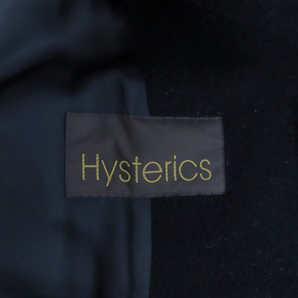 実際に弊社で買取させて頂いたHYSTERICS/ヒステリックス ロングコート ブラック/FREEの画像 2枚目