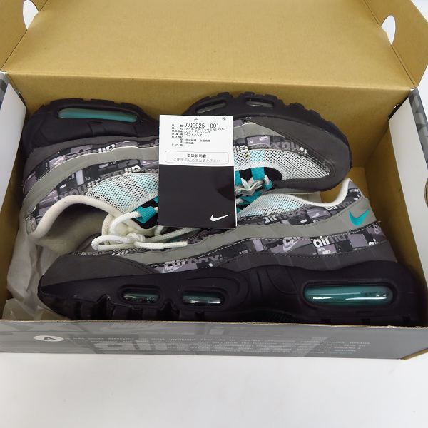 実際に弊社で買取させて頂いたNIKE/ナイキ AIR MAX 95 PRNT ATMOS WE LOVE/エアマックス 95/AQ0925-001//27の画像 7枚目