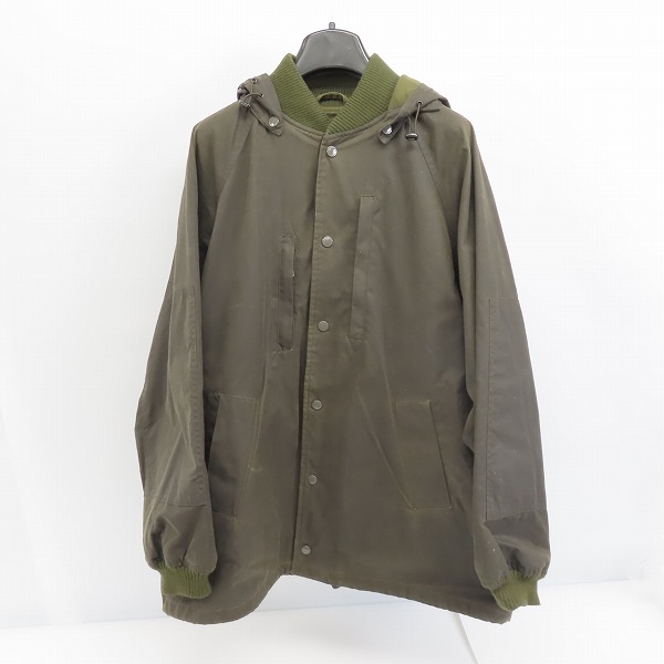 実際に弊社で買取させて頂いたBarbour×Engineered Garments/バブアー×エンジニアードガーメンツ Ground ワックスジャケット MWX1594OL71/M