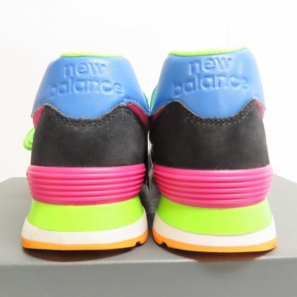 実際に弊社で買取させて頂いた【未使用】NEW BALANCE/ニューバランス atomos/アトモス 別注 マルチカラー スニーカー ML574MA2/28.5の画像 1枚目