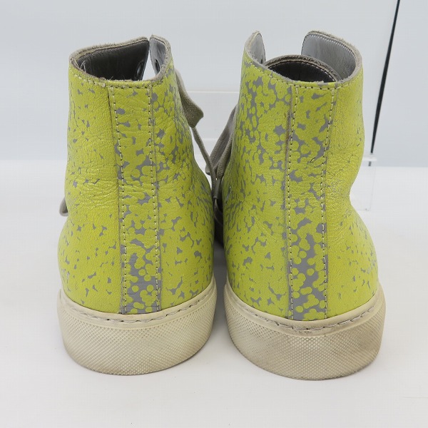 実際に弊社で買取させて頂いたMARC JACOBS/マークジェイコブス YELLOW PRINT COMBO High/イエロー プリント コンボ ハイ スニーカー Size：6の画像 1枚目